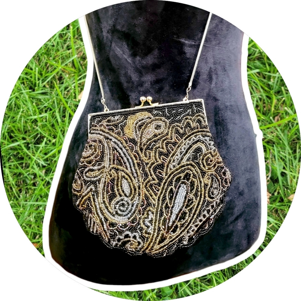 Vintage Beaded Evening Bag